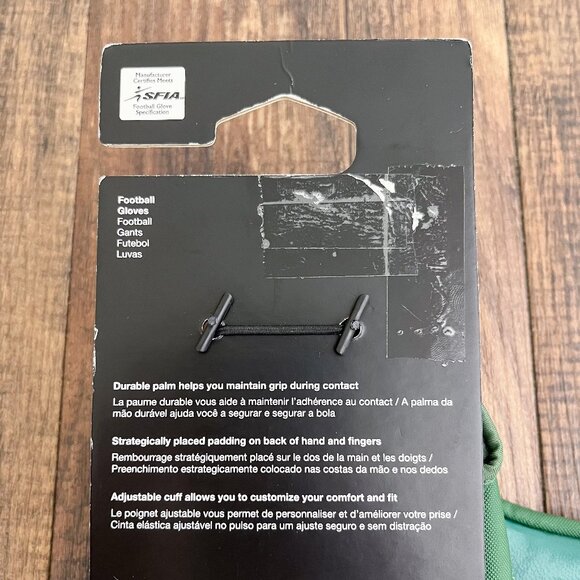 Nike D-Tack 7.0 Lineman Football Gloves Padded Green Mens Size 3XL FN0271-303 - Picture 9 of 11